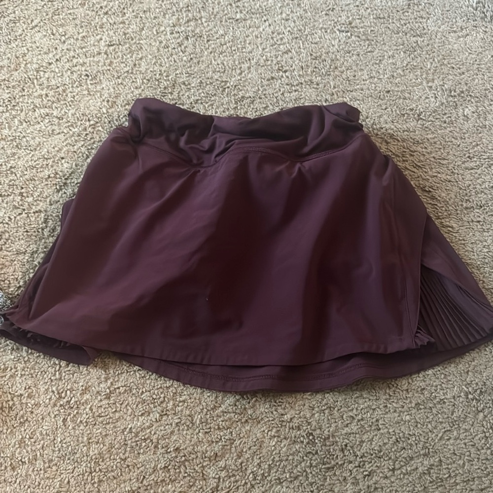 Maroon Lulu Lemon Skirt